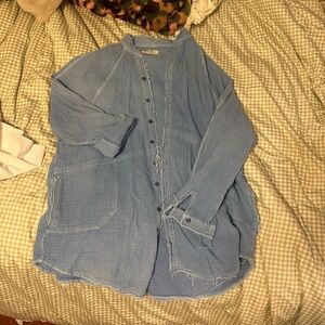 FREE PEOPLE SUMMER DAYDREAM BUTTONDOWN